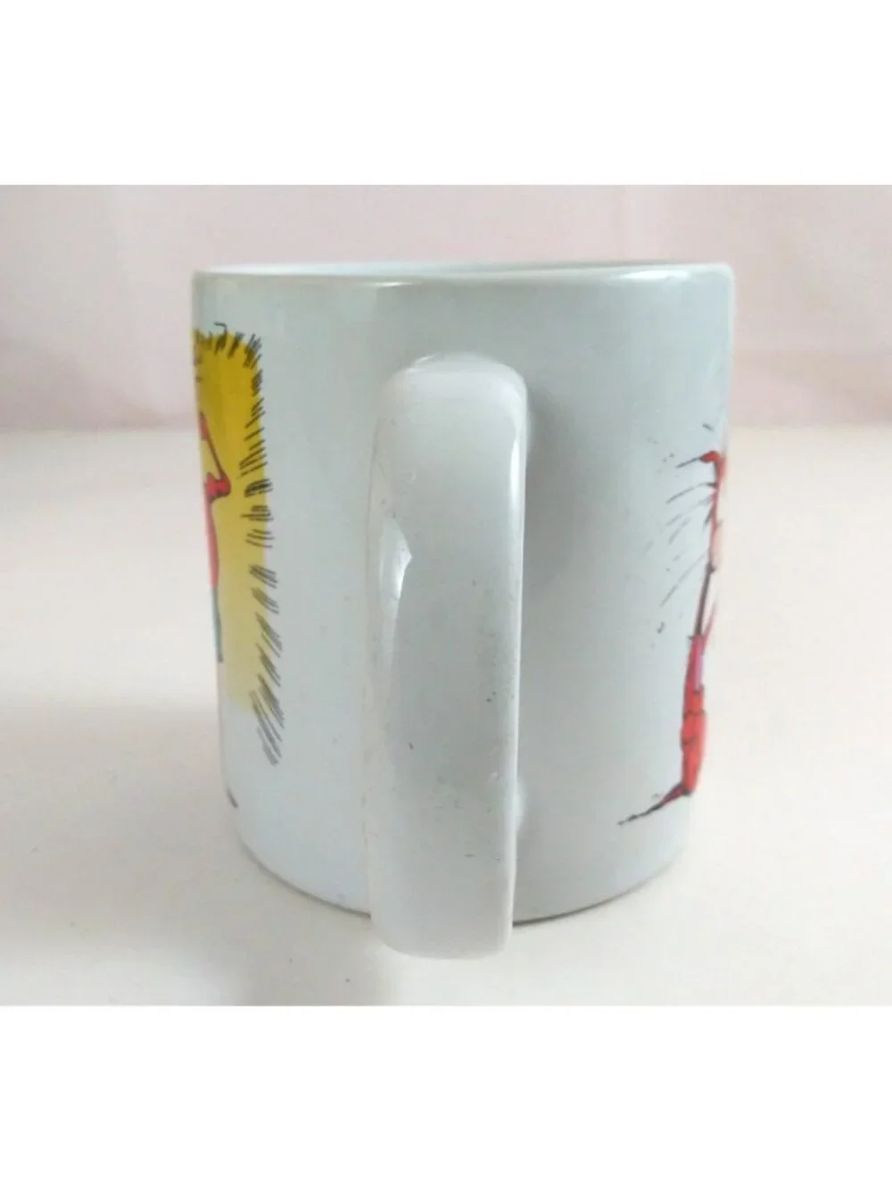 1994 American Greeting Opus N Bill Before Coffee After Coffee Novelty Coffee Cup